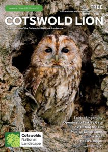 Image shows the front cover of Cotswold Lion issue 52