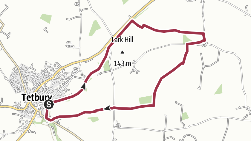 Tetbury circular via Ashley (Cotswold Gateway)