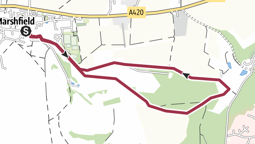 Cloud Wood Loop (Cotswold Gateway Marshfield Walk 1)