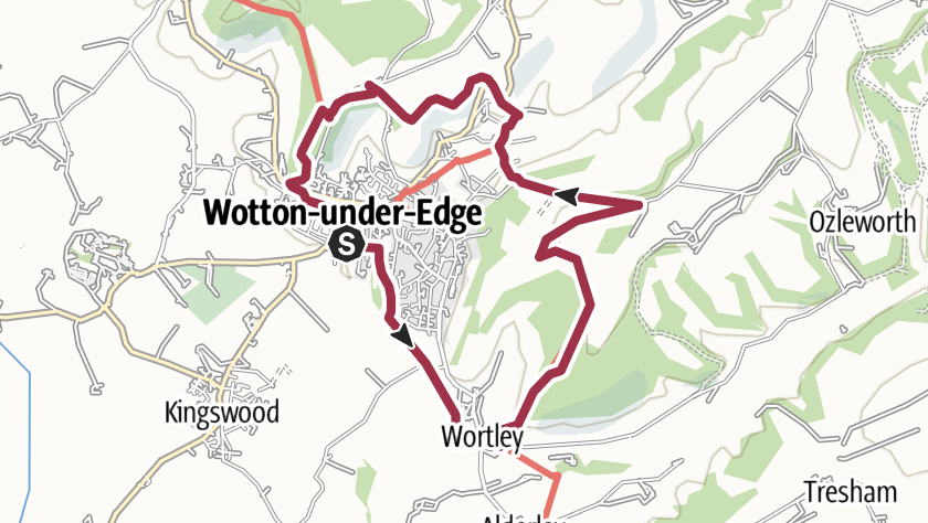 Wortley, Tor Hill & Coombe Hill (Cotswold Gateway Wotton-Under-Edge Walk 3)