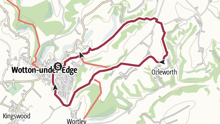 Tyley Bottom, Ozleworth and Newark (Cotswold Gateway Wotton-under-Edge Walk 1)