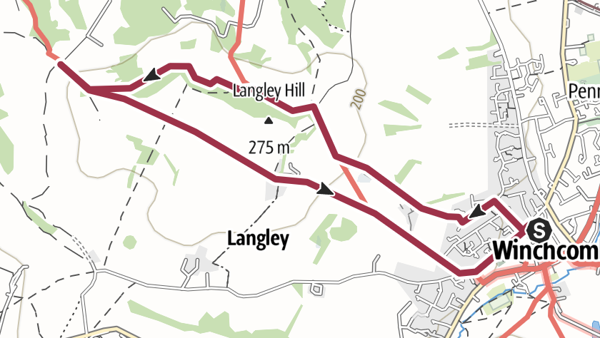 Winchcombe to Langley Hill Wood Carving (Cotswold Gateway Winchcombe Walk 2) - Circular Walk