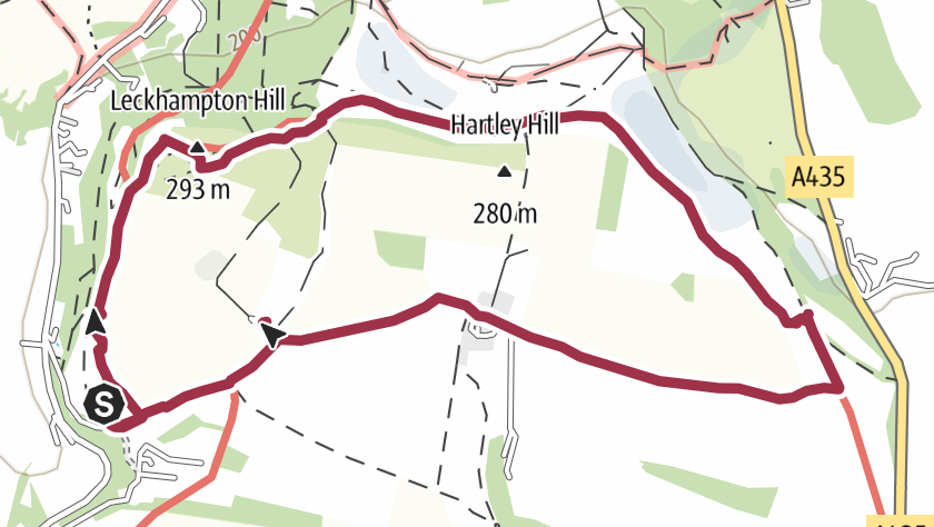 Leckhampton Hill,  Charlton Kings Common - Miles without Stiles